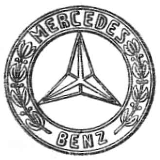 Фирменный значок автомобиля «Мерседес-Бенц»